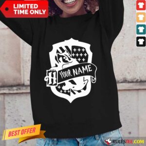 Alternative view of Top Hufflepuff Your Name Harry Potter Shirt