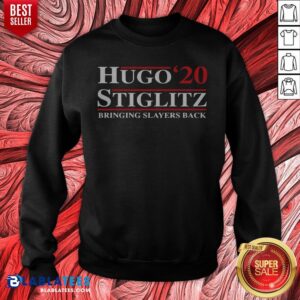 Alternative view of Top Hugo Stiglitz 2020 Bringing Slayers Back Shirt