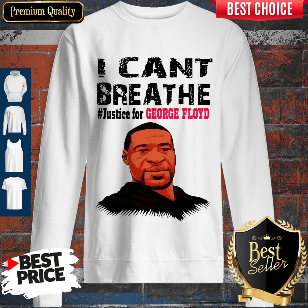 Top I Can’t Breathe Justice For George Floyd Tshirt - Image 4