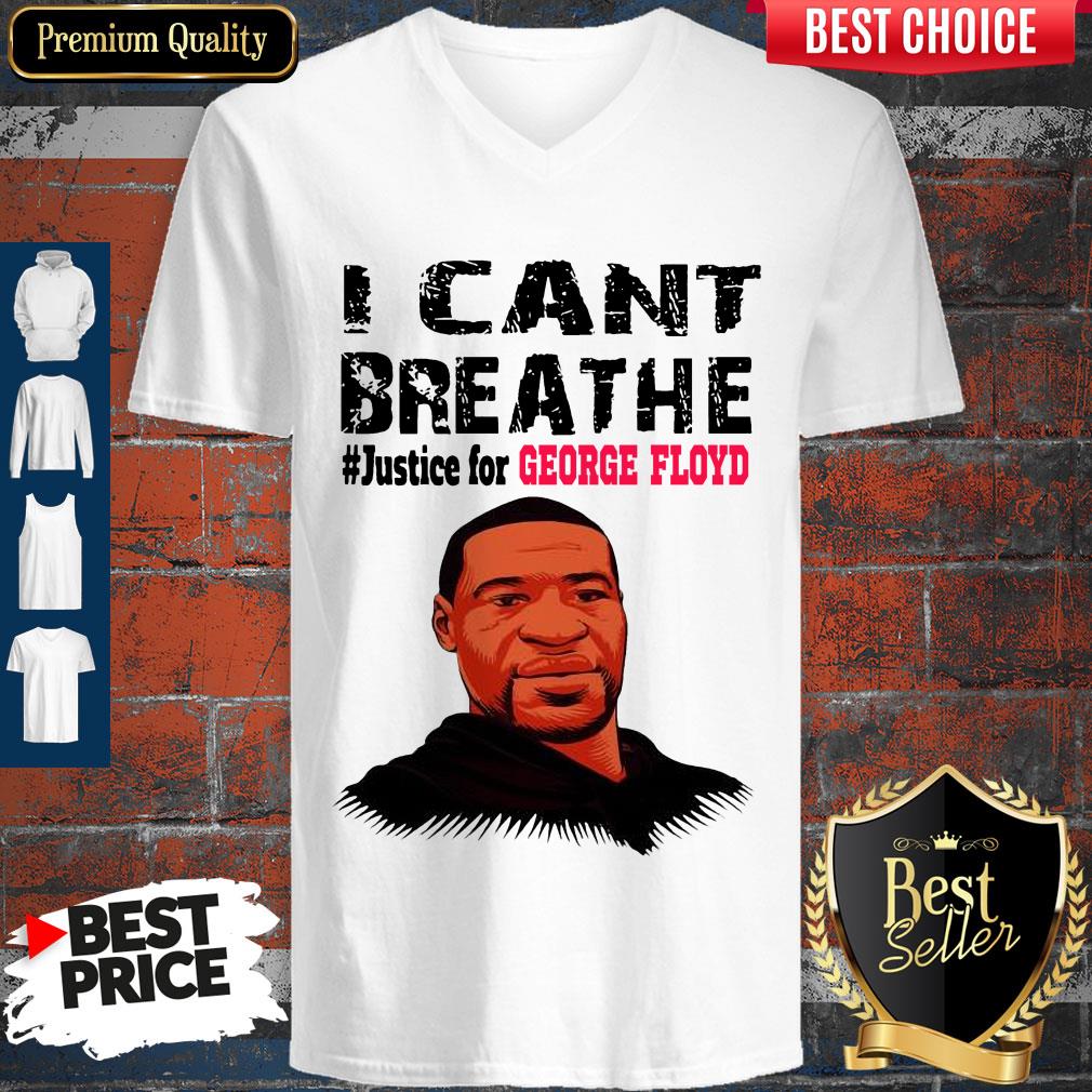 Top I Can’t Breathe Justice For George Floyd Tshirt - Image 2