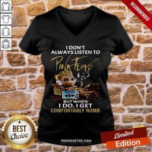 Alternative view of Top I Don’t Always Listen To Pink Floyd But When I Do I Get Comfortably Numb Groot Shirt