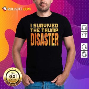 Top I Survived The Trump Disaster Election Shirt
