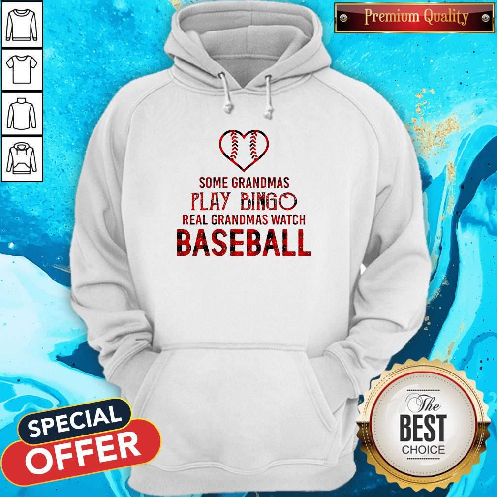 Top I Want Real Grandmas Watch Baseball Shirt - Image 5