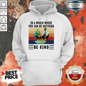 Alternative view of Top In A World Where You Can Be Anything Be Kind Kiddie Pool And Mr. Rogers Shirt