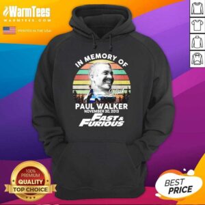 Alternative view of Top In Memory Of Paul Walker November 30 2013 Fast And Furious Vintage Shirt