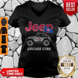 Alternative view of Top Jeep Car Chicago Cubs Flag Shirt