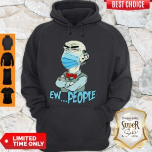 Alternative view of Top Jeff Dunham Face Mask Ew People Shirt
