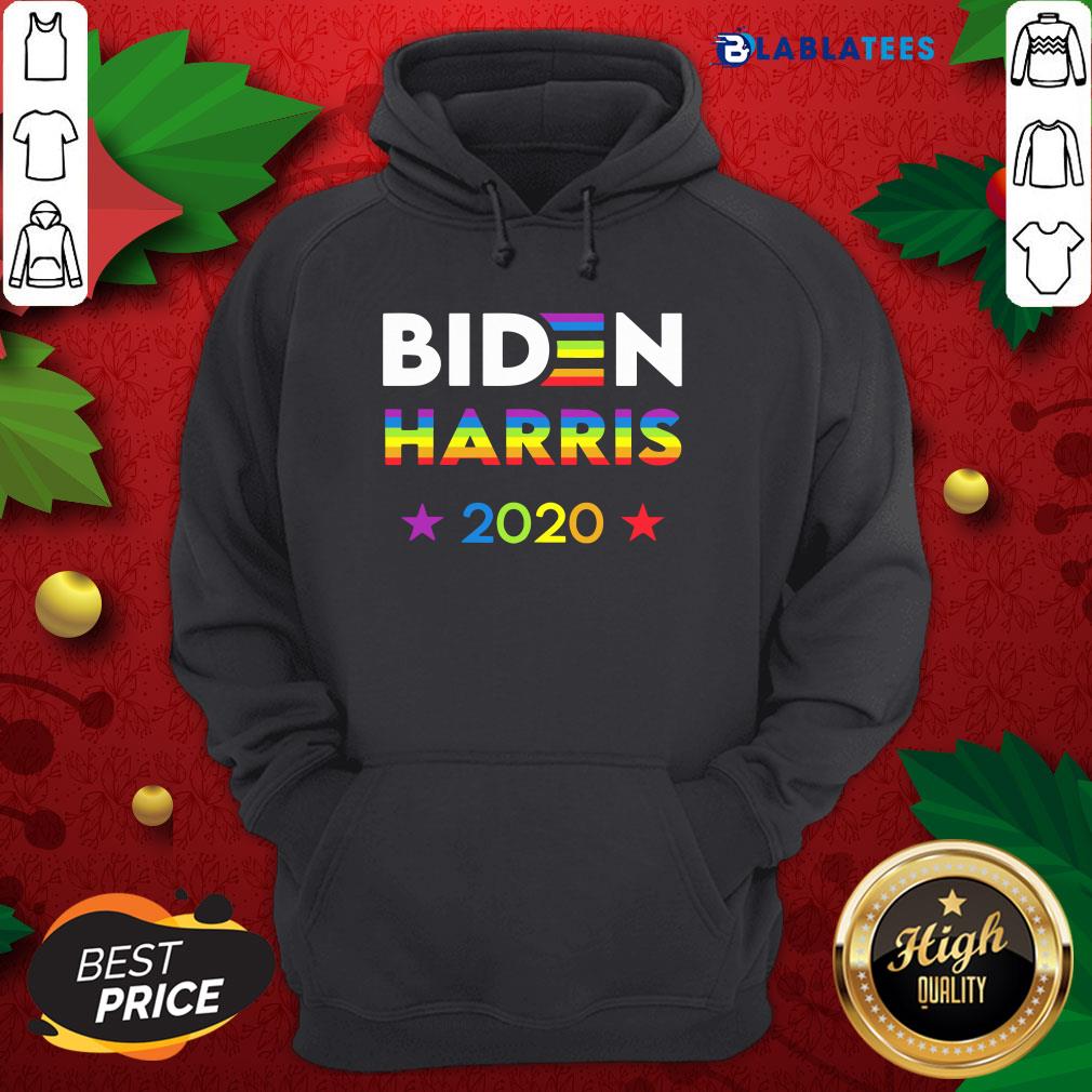 Top Joe Biden Kamala Harris Rainbow Gay Pride LGBT Election Tee Shirt - Image 5