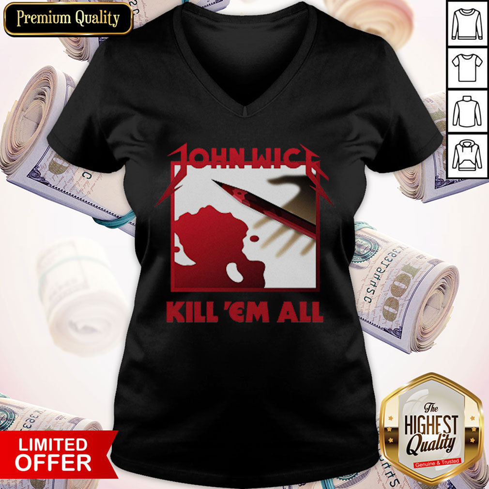 Top John Wick Kill Em All Shirt - Image 2