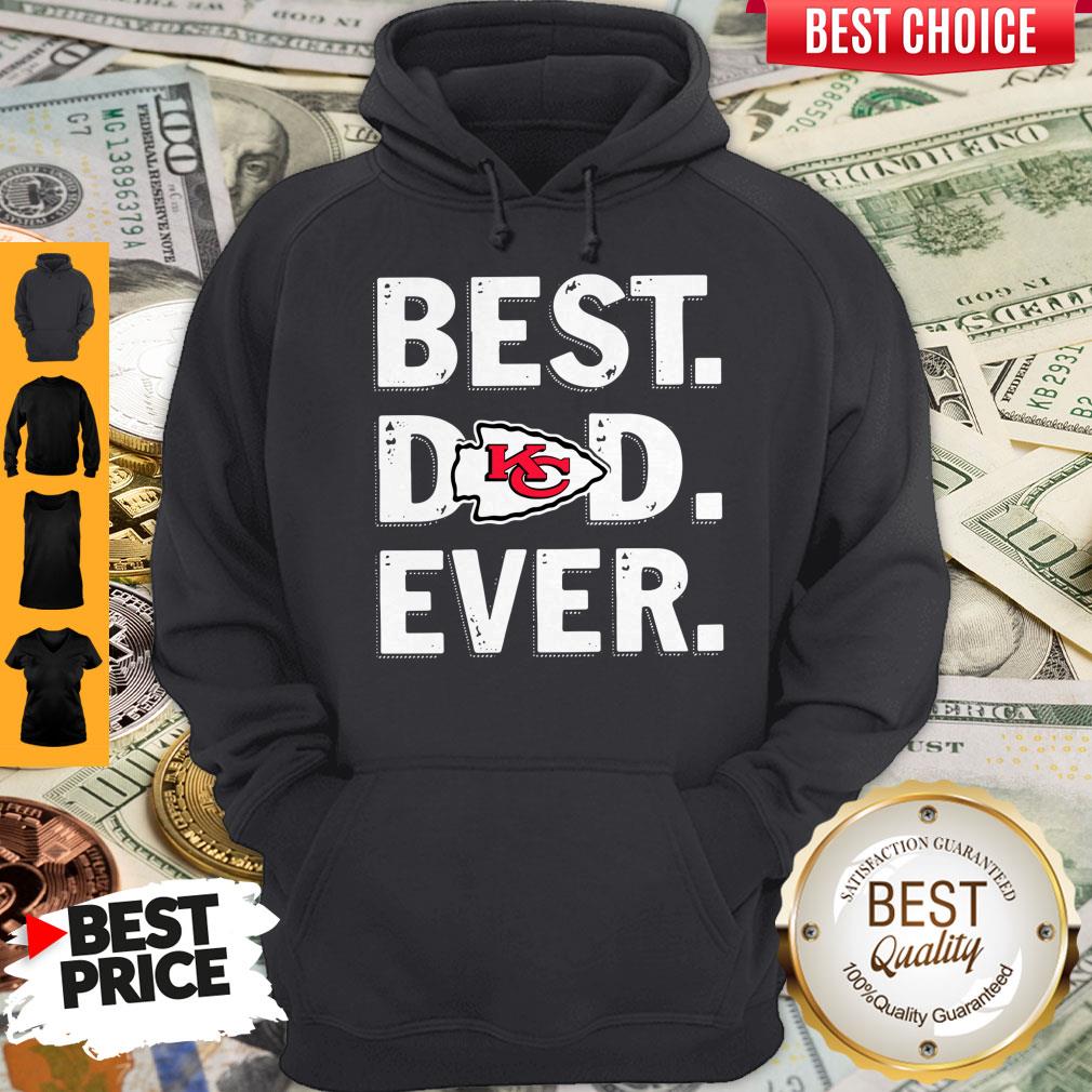 Top Kansas City Chiefs Best Dad Ever Happy Father’s Day T-Shirt - Image 3