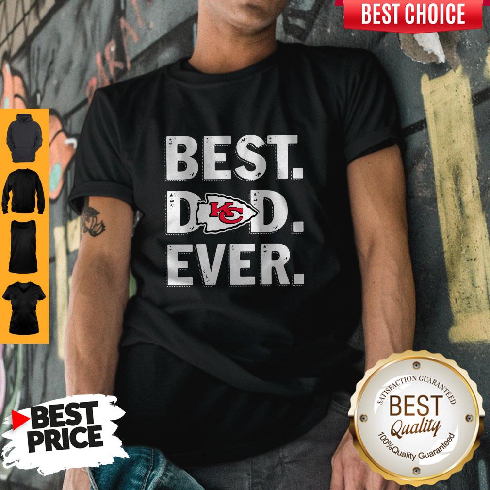 Top Kansas City Chiefs Best Dad Ever Happy Father’s Day T-Shirt