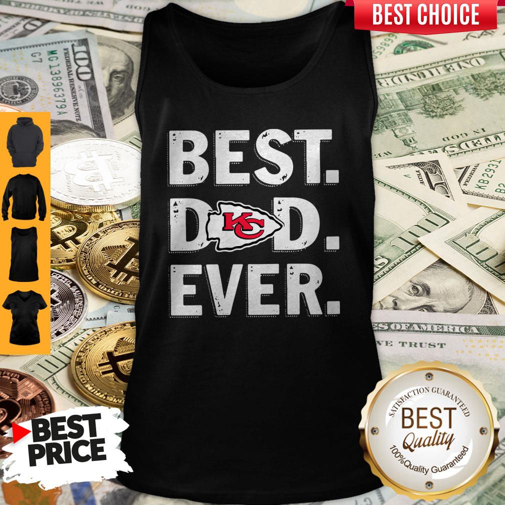 Top Kansas City Chiefs Best Dad Ever Happy Father’s Day T-Shirt - Image 5