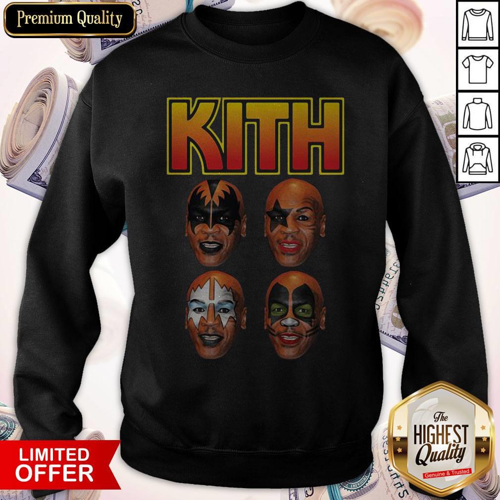 Top Kith Kiss Rock Mike Tyson Shirt - Image 4