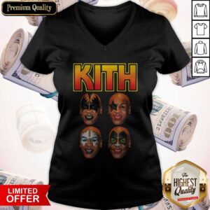 Alternative view of Top Kith Kiss Rock Mike Tyson Shirt