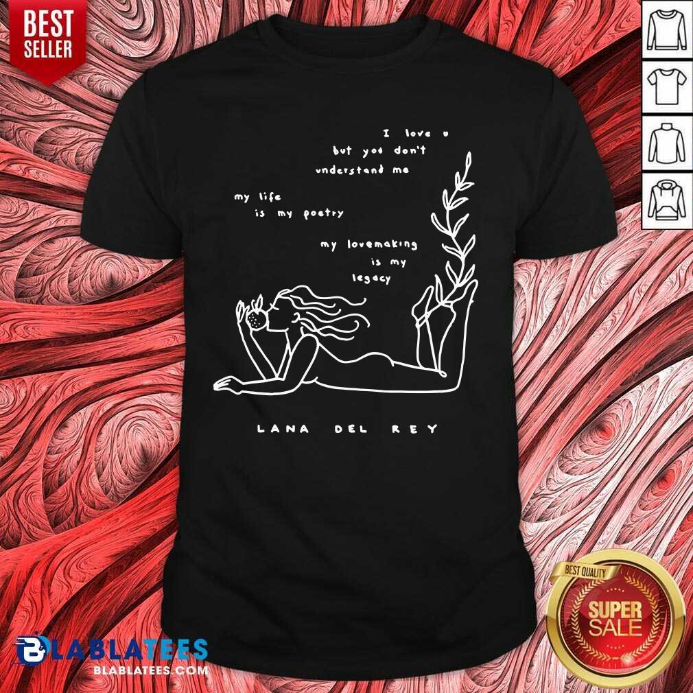 Top Lana Del Rey Merch Violet Shirt