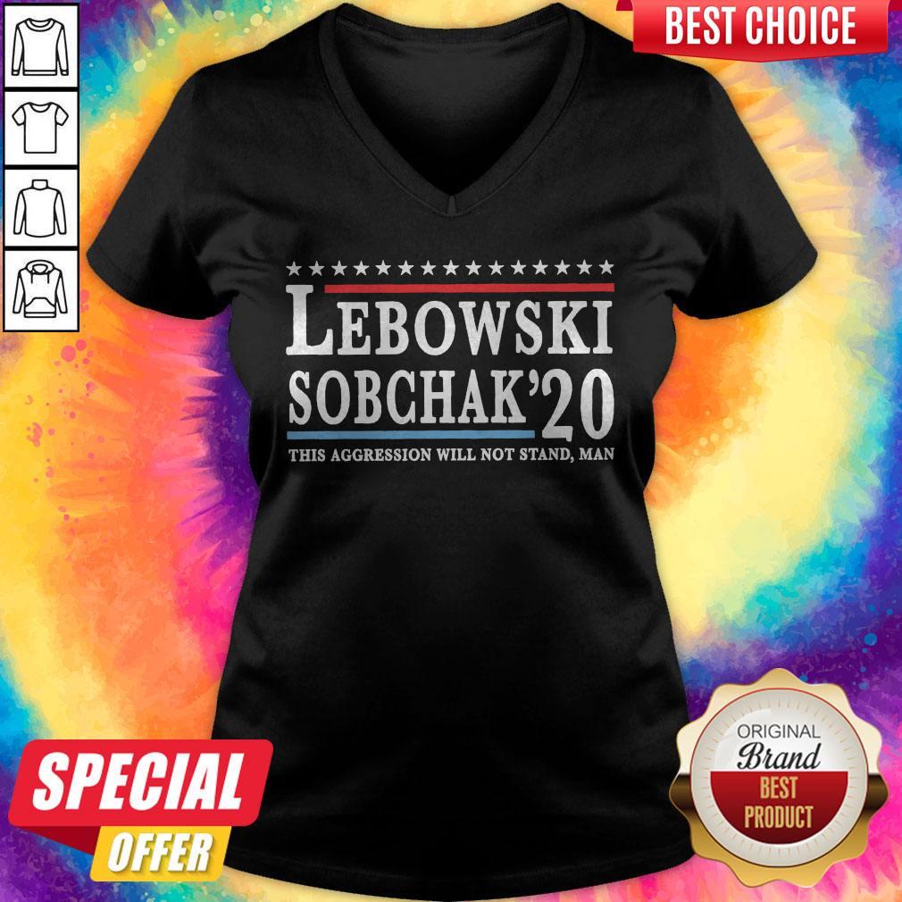Top Lebowski Sobchak’20 This Aggression Will Not Stand Man Shirt - Image 2