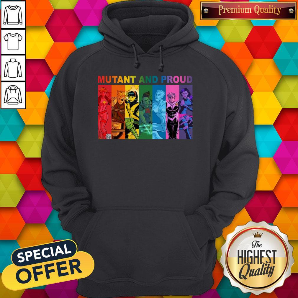 Top LGBT Mutant And Proud Pin On Xmen Shirt - Image 5