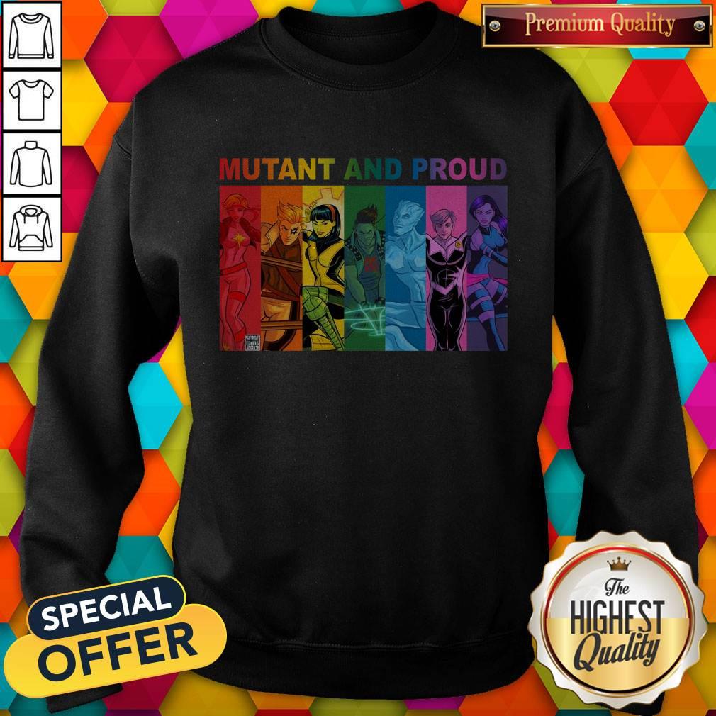 Top LGBT Mutant And Proud Pin On Xmen Shirt - Image 4