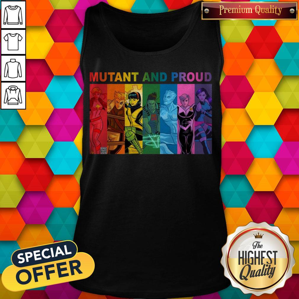 Top LGBT Mutant And Proud Pin On Xmen Shirt - Image 3