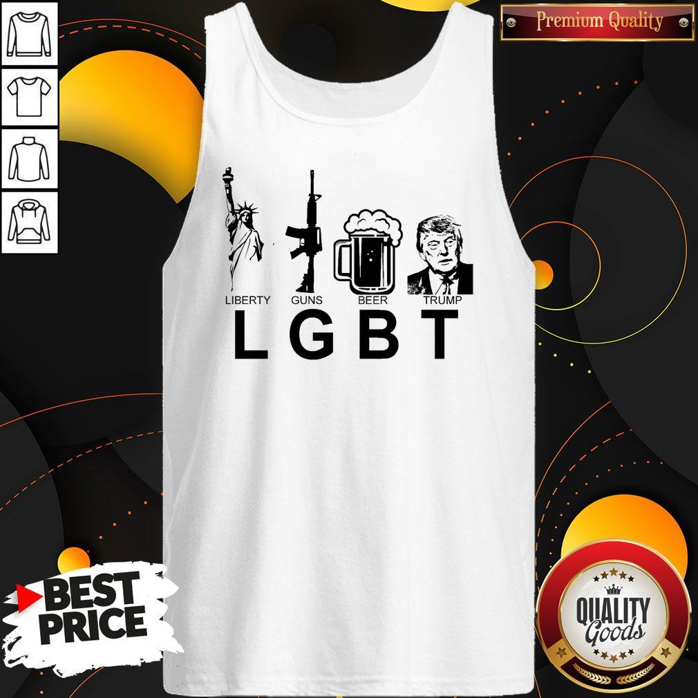 Top Liberty Guns Beer Trump Shirt - Image 5