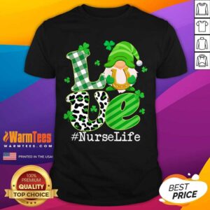 Top Love Lucky Nurse Life St Patricks Day Shirt