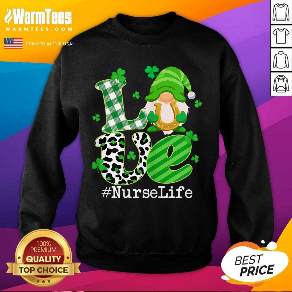 Top Love Lucky Nurse Life St Patricks Day Shirt - Image 3