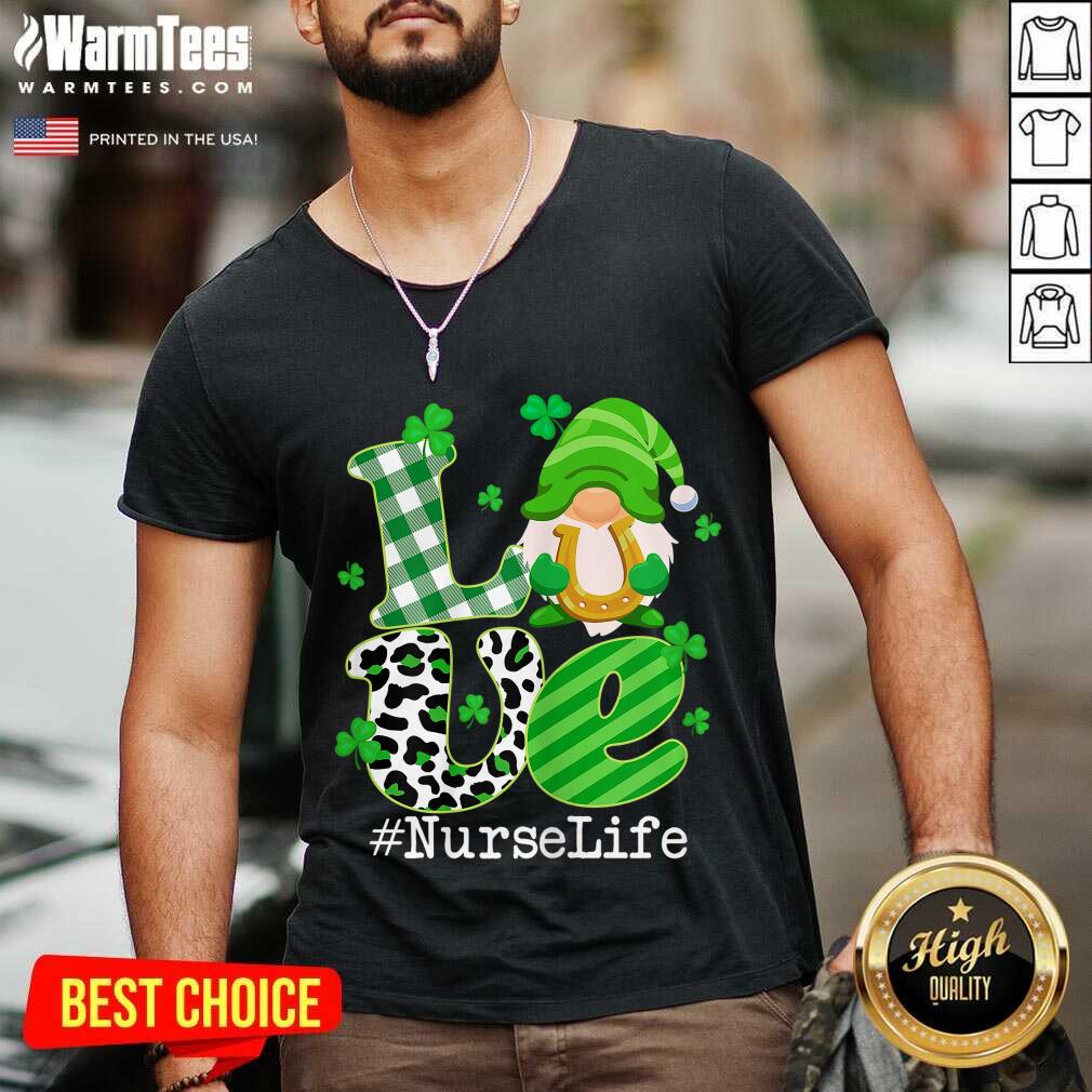 Top Love Lucky Nurse Life St Patricks Day Shirt - Image 5