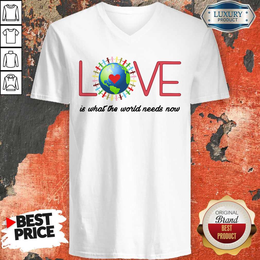 Top Love Together World Is What The World Need Now Shirt - Image 4