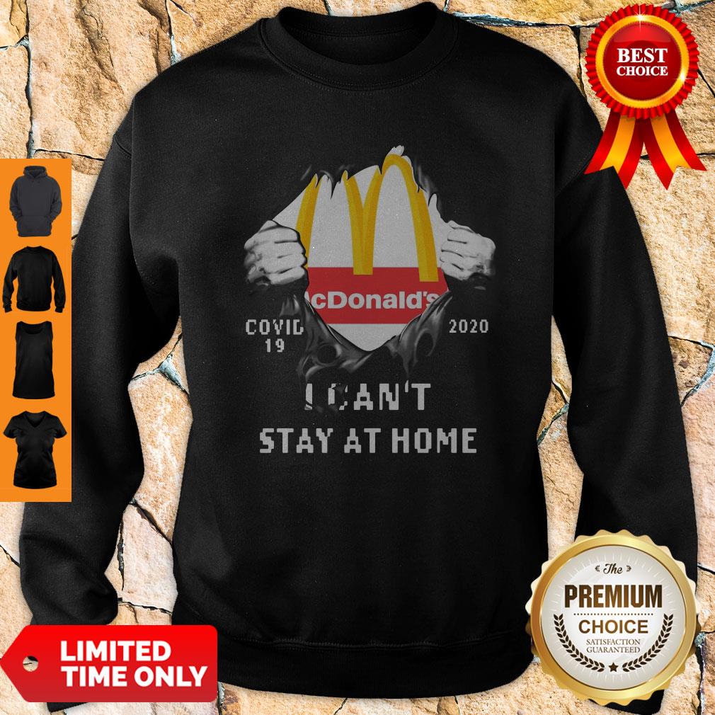 Top McDonald's Covid-19 2020 I Can't Stay At Home Shirt - Image 5