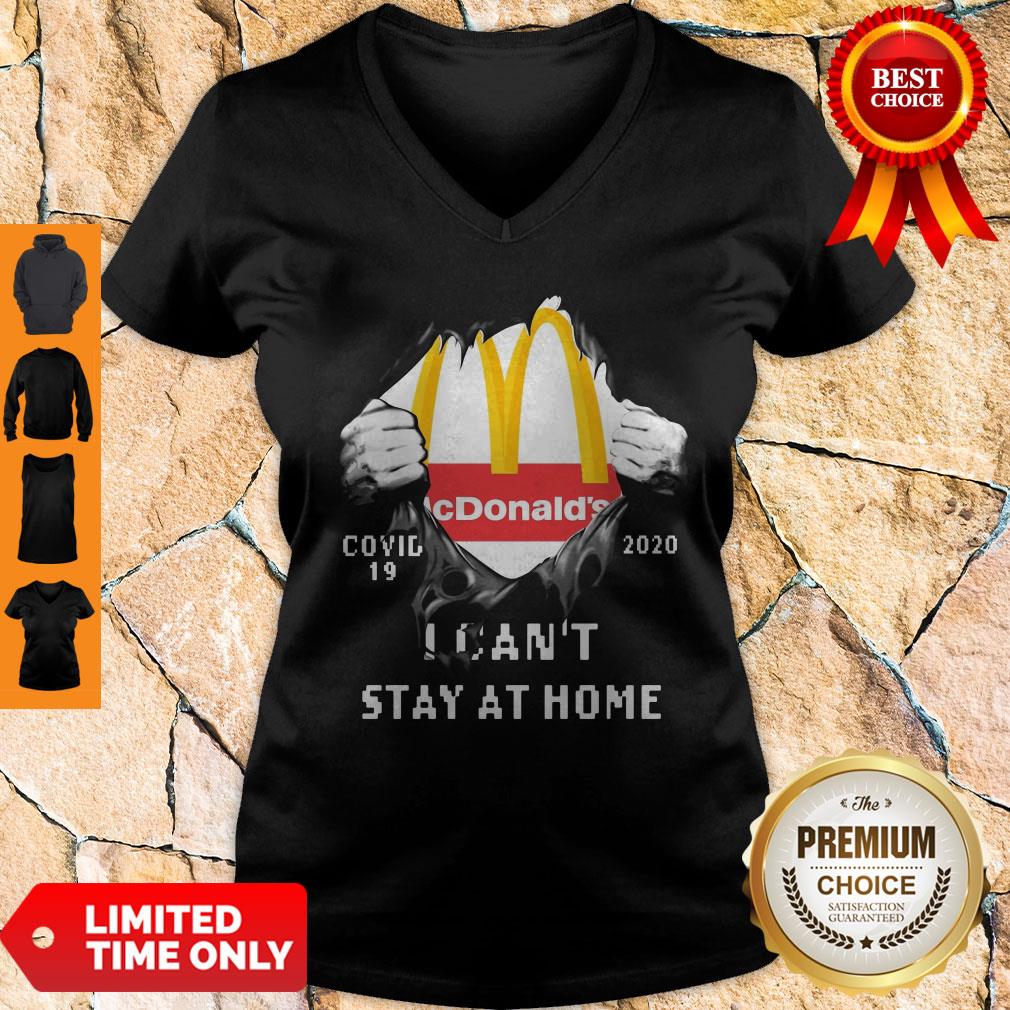 Top McDonald's Covid-19 2020 I Can't Stay At Home Shirt - Image 3