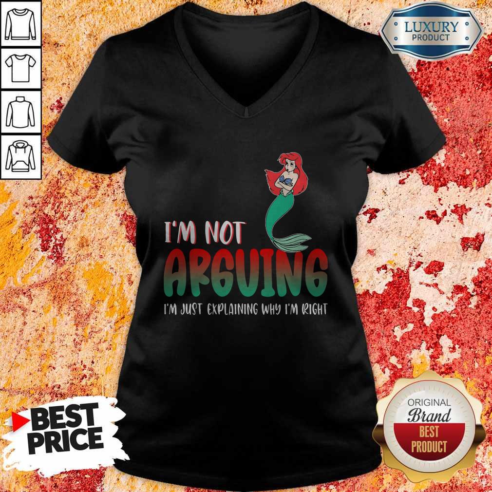 Top Mermaid I’m Not Arguing Im Just Explaining Why I’m Right shirt - Image 2