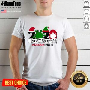 Top Merry Christmas 2020 Santa Elf Coronavirus Teacher Squad Shirt
