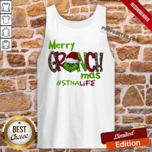 Alternative view of Top Merry Grinchmas #STNA Life Christmas Shirt