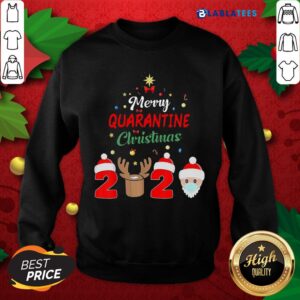 Alternative view of Top Merry Quarantine Christmas Shirt
