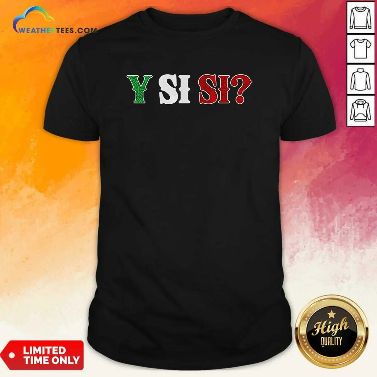 Top Mexico National Football Team Y SI SI Shirt