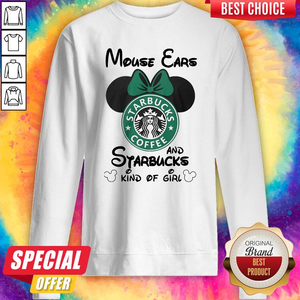 Top Mouse Ears And Starbucks Kind Of Girl Shirt - Image 4