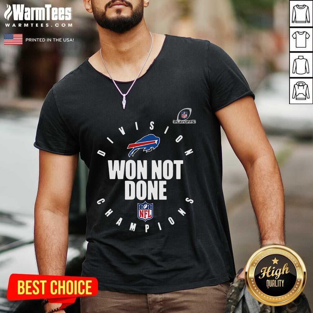 Top Nfl Playoffs 2020 Won Not Done Division Champions Buffalo Bills Shirt - Image 5