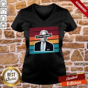 Alternative view of Top Not My President Joe Biden Pro Trump 2020 Political Vintage Shirt