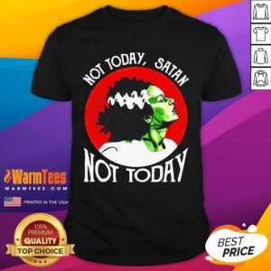 Top Not Today Satan Not Today Halloween Shirt