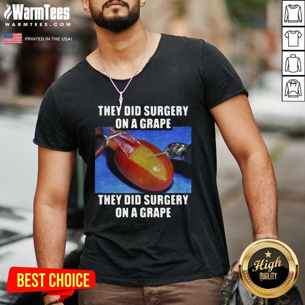 Top On A Grape They Did Surgery On A Grape 2021 Shirt - Image 5