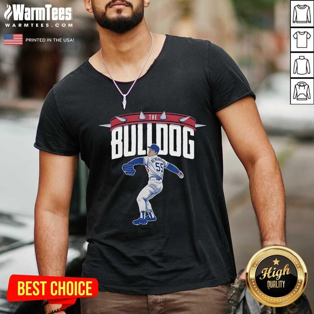 Top Orel Hershiser The Bulldog 55 Shirt - Image 2