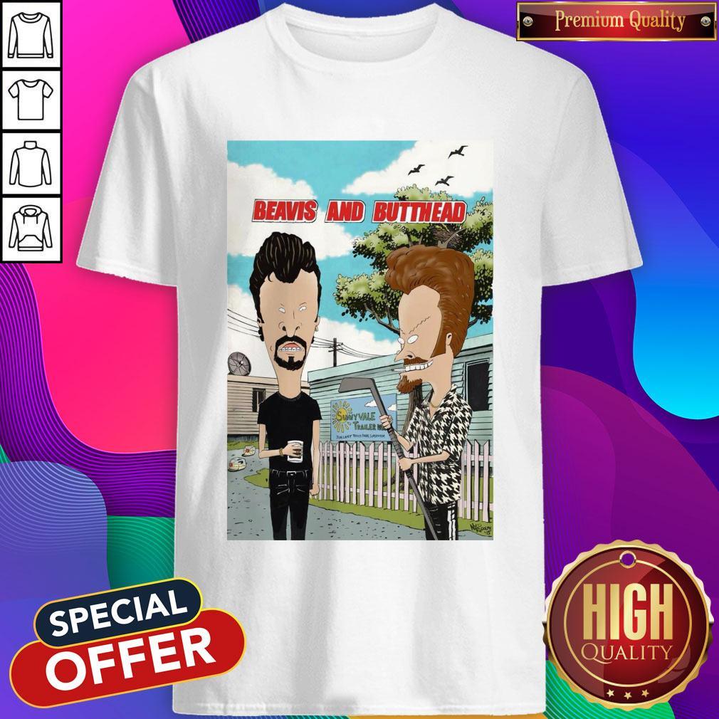 Top Original Sunnyvale Trailer Park Beavis And Butthead Shirt