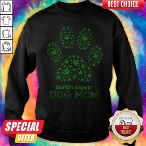 Alternative view of Top Paw World’s Dopest Dog Mom Shirt