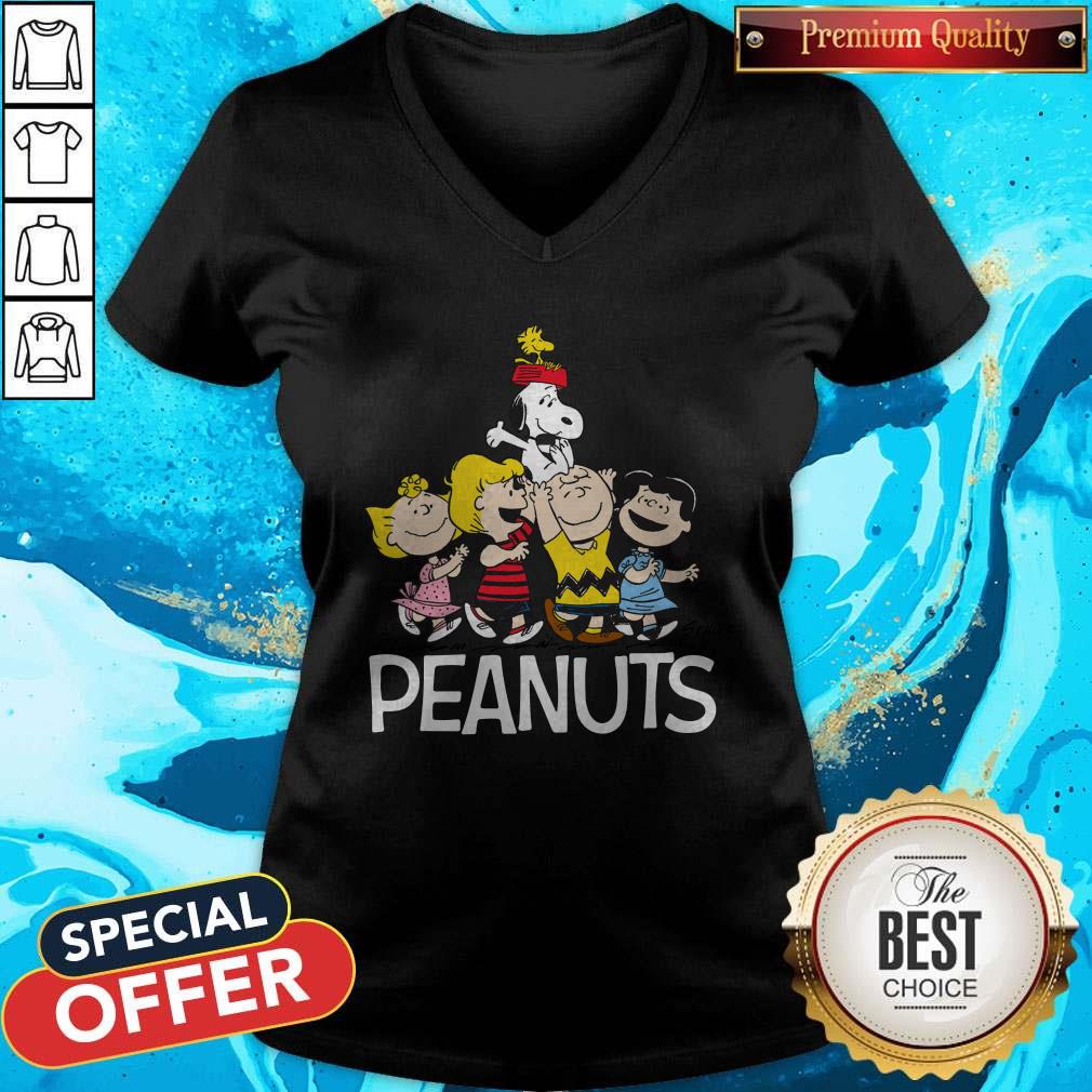 Top Peanuts Charlie Marron Woodstock Charles Monroe Sparky Schulz Shirt - Image 4