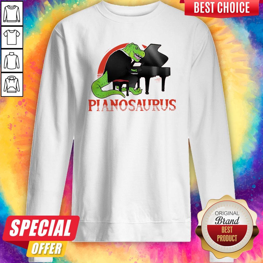Top Pianosaurus White Best Shirt - Image 5