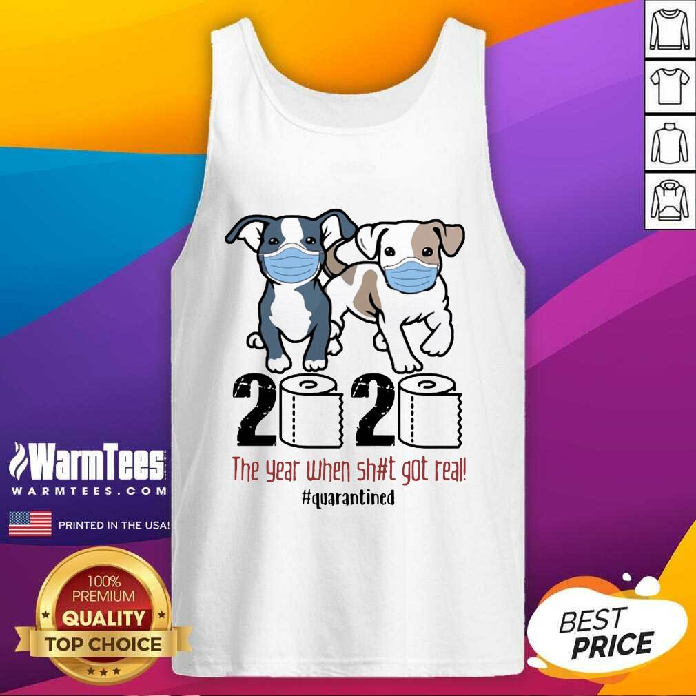 Top Pitbull Toilet Paper 2020 The Year When Shit Got Real Quarantined Shirt - Image 4