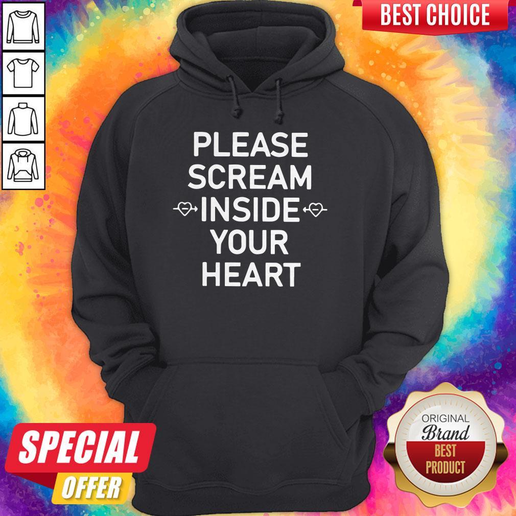 Top Please Scream Inside Your Heart Shirt - Image 5