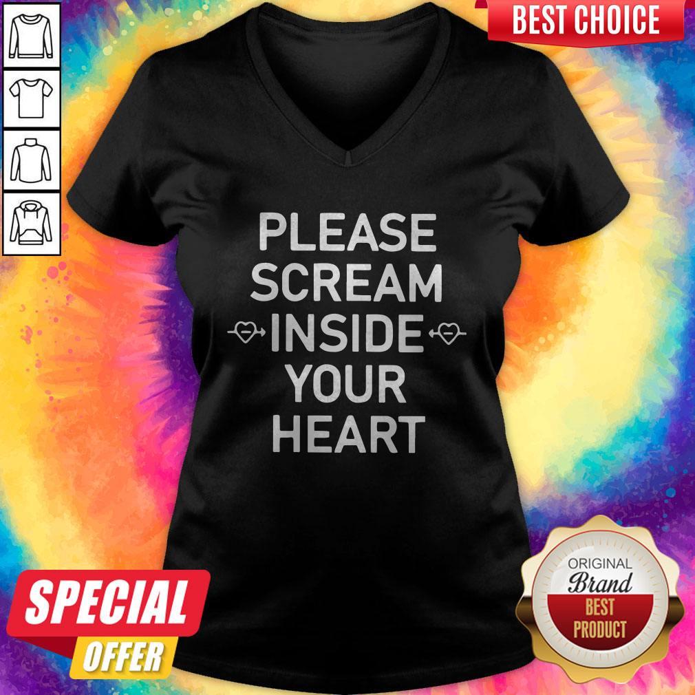 Top Please Scream Inside Your Heart Shirt - Image 2