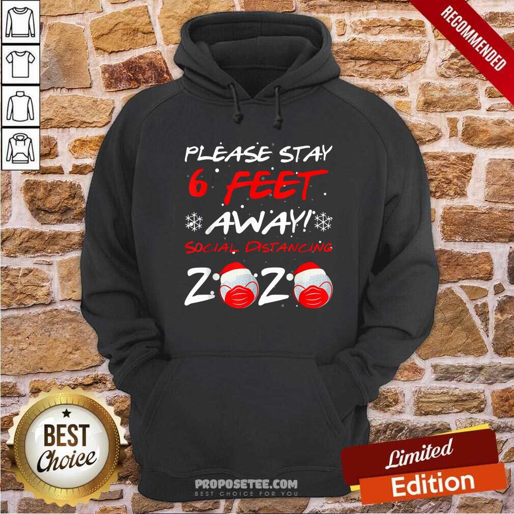 Top Please Stay 6 Feet Golf In Mask Social Distancing 2020 Wear Mask Shirt - Image 4