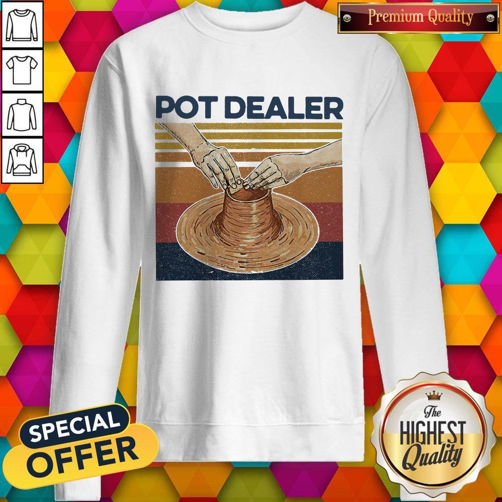 Top Pot Dealer Pottery Vintage Retro Shirt - Image 2